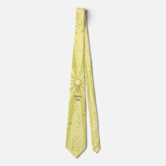 One Ball Ice Creme Cone Krawatte (Vorderseite)