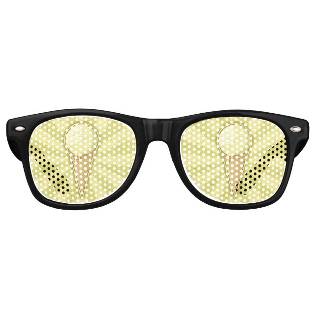 One Ball Ice Creme Cone Partybrille (Vorderseite)