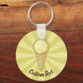 One Ball Ice Creme Cone Schlüsselanhänger (Vorderseite)