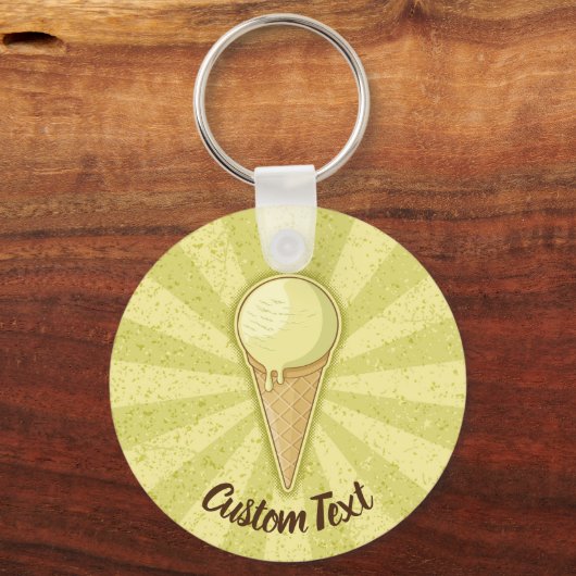 One Ball Ice Creme Cone Schlüsselanhänger (Vorderseite)