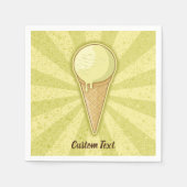 One Ball Ice Creme Cone Serviette (Vorderseite)