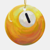 One Ball Keramik Ornament (Vorne)