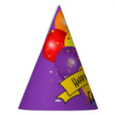 One Balloon Colorful Bundle und Confetti Geburtsta Partyhütchen (Links)