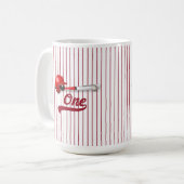 One Baseball Fan Coffee Tasse (Vorderseite Links)