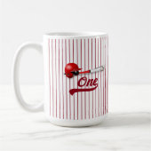 One Baseball Fan Coffee Tasse (Links)