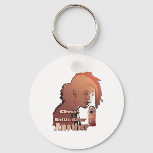 One Battle After Another – Cinematic Movie-Inspire Schlüsselanhänger (Vorderseite)