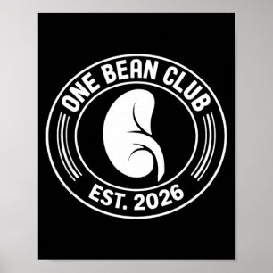 One Bean Club 2026 Nierenspender-Transplantation Poster