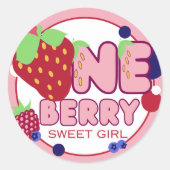 One Berry Sweet Girl Stickers (Vorderseite)