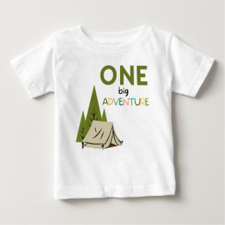 ONE big Adventure first birthday baby shirt