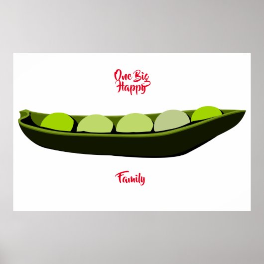 One Big Happy Family Poster (Vorne)