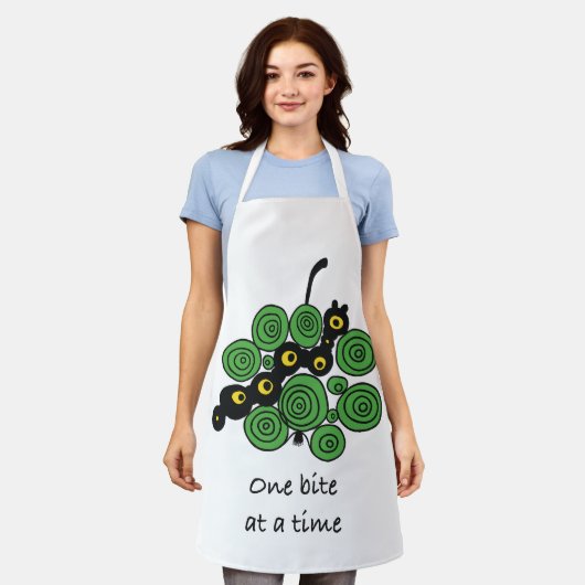 One bite at a time – enjoy the process schürze (Getragen)