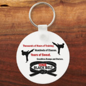 ONE Black Belt 1 KARATE T-SHIRTS & APPAREL Schlüsselanhänger (Vorderseite)