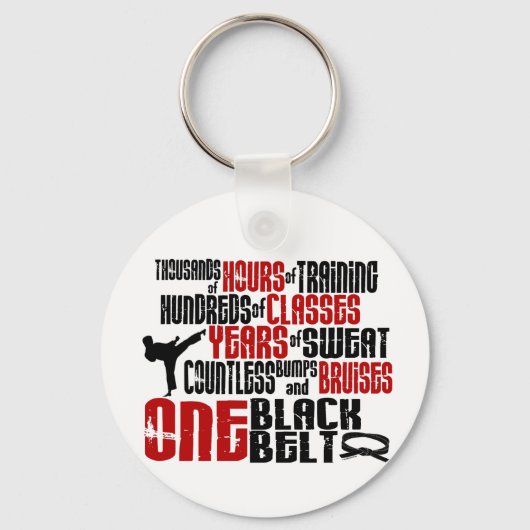 ONE Black Belt 2 KARATE T-SHIRTS & APPAREL Schlüsselanhänger (Vorderseite)