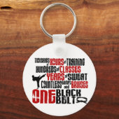 ONE Black Belt 2 KARATE T-SHIRTS & APPAREL Schlüsselanhänger (Vorderseite)