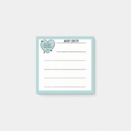 One Book, Two Books... I Want More! Post-it Klebezettel