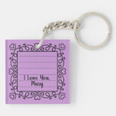 One Book, Two Books I Want More! Schlüsselanhänger (Rückseite)