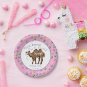 One bump Two bump Twin Baby Shower Pappteller (Party)