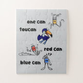One Can Toucan Red Can Blue Can 30 Piece Puzzle (Vertikal)