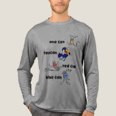 One Can Toucan Red Can Blue Can Men LS Shirt (Vorderseite)