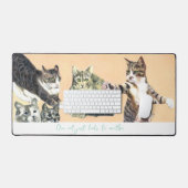 One cat leads to another schreibtischunterlage (Tastatur & Maus)