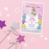 ONE-ce Upon A Time, Princess Dress 1st Birthday Einladung