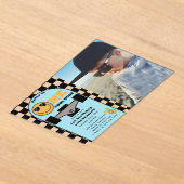 One Cool Dude 1st First Birthday Skateboard Photo Acryleinladungen (Ablage )