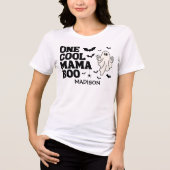 One Cool Mama Boo Halloween  Tri-Blend Shirt (Vorderseite)