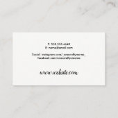 One Crafty Mama Visitenkarte (Rückseite)