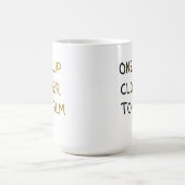 One Cup Closer to Calm Kaffeetasse (Mittel)