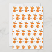 One Cutie Pie Invite 1st First Birthday Cute Einladung (Rückseite)