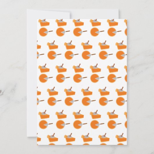 One Cutie Pie Invite 1st First Birthday Cute Einladung (Rückseite)