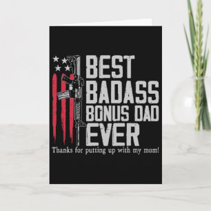 One D Bonus Stepdad Geburtstag Step Vater Vathers Karte