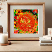 "One Day at a Time" Inspirivity Poster