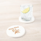 One Day at a Time Sandstone Coaster  Getränkeuntersetzer (Seite)