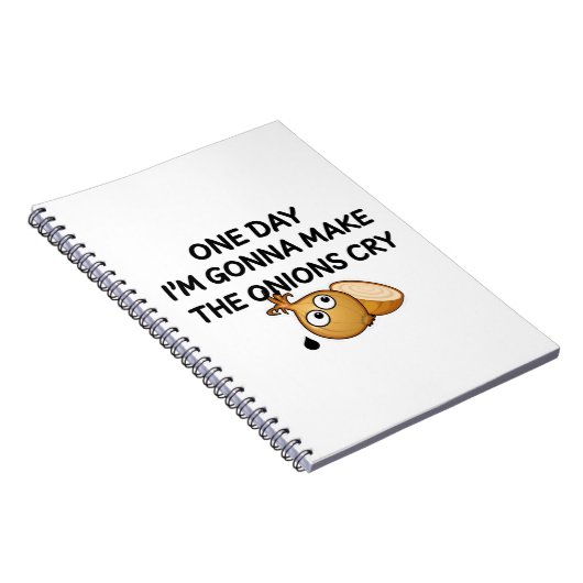 One Day I'm Gonna Make The Onions Cry Notizblock (Rechte Seite)