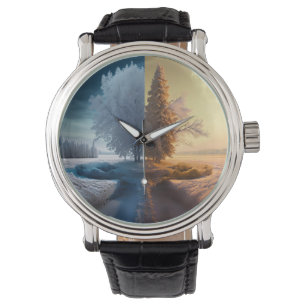 One day in winter armbanduhr