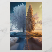 One day in winter briefpapier (Vorderseite)