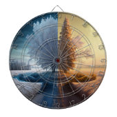 One day in winter dartscheibe (vorne)