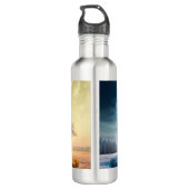 One day in winter edelstahlflasche (Rückseite)