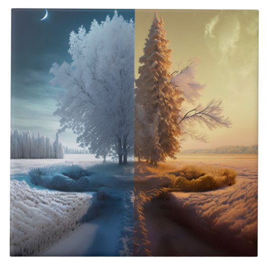 One day in winter fliese (Vorderseite)