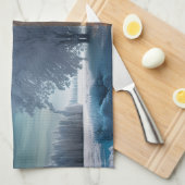 One day in winter geschirrtuch (Viertel Falte)