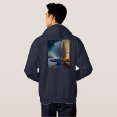 One day in winter hoodie (Schwarz voll)