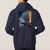 One day in winter hoodie (Rückseite)