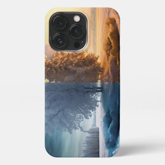 One day in winter iPhone hülle (Rückseite)