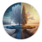 One day in winter keramikknauf (Vorderseite)