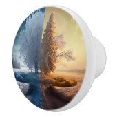 One day in winter keramikknauf (Rechts)