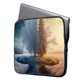 One day in winter laptopschutzhülle (Vorderseite Links)