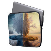 One day in winter laptopschutzhülle (Vorderseite Links)