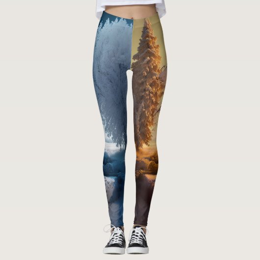 One day in winter leggings (Vorderseite)