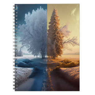 One day in winter notizblock